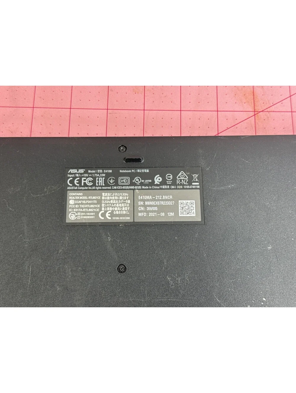 Asus E410M & L210M Celeron Laptops For Parts
